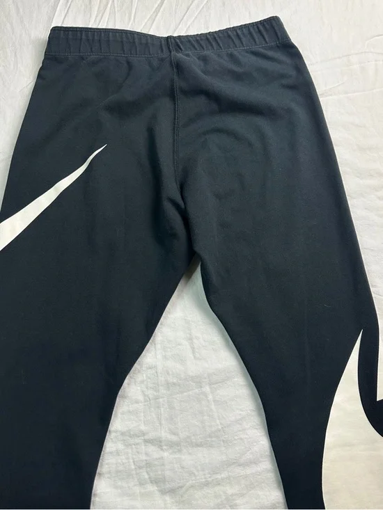 🖤 Nike Just Do It Oversized Logo Black Leggings Size S 8867-14 🖤 - Picture 10 of 13